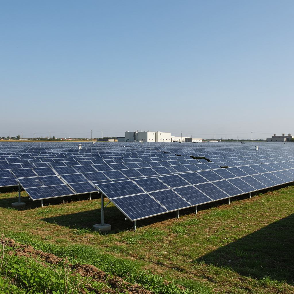 Large scale commercial solar plant installation in Purvanchal